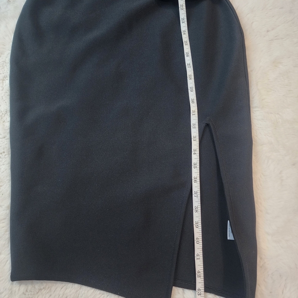 Chic One-Shoulder Black Ruffle Bodycon Dress - Picture 6 of 12